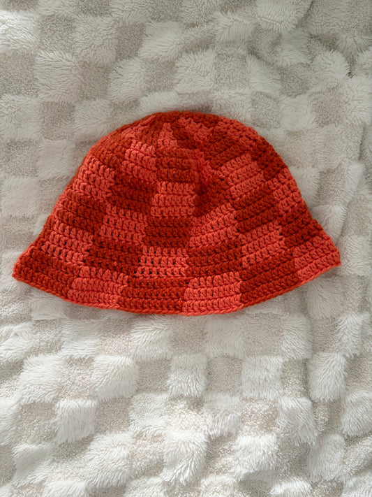 Orange Checkered